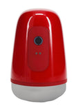 Pumped Vibrobator 10 Function Rechargeable Masturbator - Metallic - Red