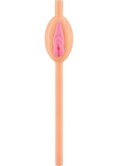 Pussy Straws - Flesh - 8 Pieces/Per Pack