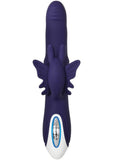 Put A Ring On It Rechargeable Silicone Vibrator with Sliding Shaft Ring