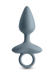 Renegade Orion Rechargeable Silicone Anal Plug - Gray/Grey