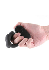 Renegade Rocket Ring Rechargeable Silicone Cock Ring and Ball Stretcher with Remote Control