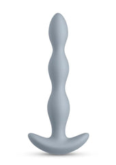 Renegade Vantage Rechargeable Silicone Vibrating Beads - Grey - 6.5in