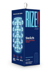 Rize Swich Self Lubricating Stroker Dual End Masturbator - Clear