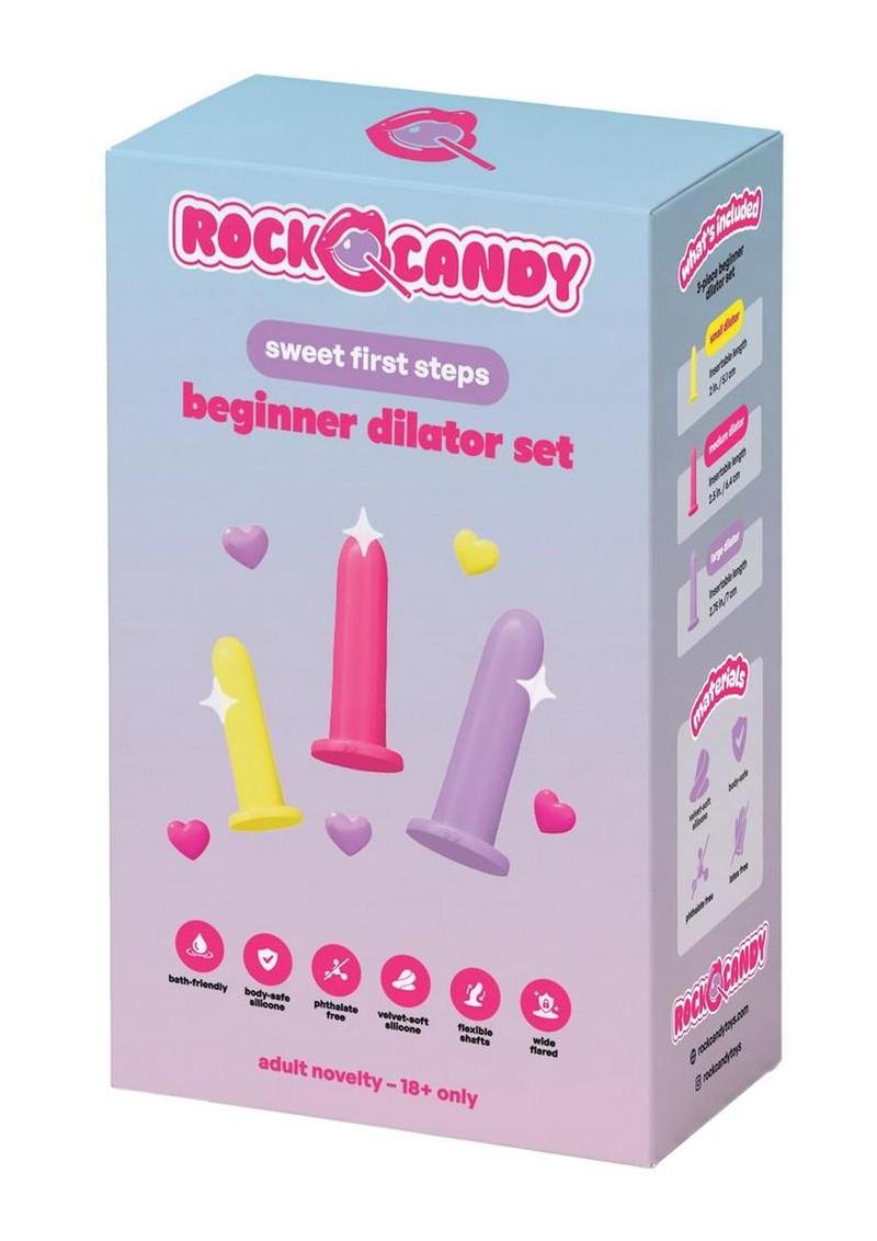 Rock Candy Beginner Silicone Dilator - Multicolor - 3 Piece/Set