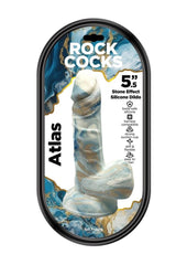 Rock Cocks Atlas Silicone Dildo - Multicolor - 5.5in