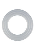 Rock Solid Perfect Present Silicone Cock Ring Holiday Edition - Frost/White - 3 Pack