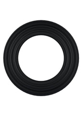 Rock Solid Tri-Pack Rubber Gasket Cock Ring - Black