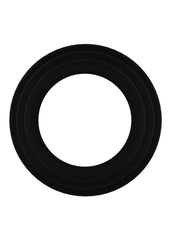 Rock Solid Tri-Pack Silicone Gasket Cock Ring - Black