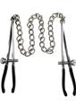 Rouge Adjustable Stainless Steel Tweezer Nipple Chain - Silver