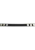 Rouge Leather Adjustable Cock Strap - Black