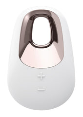 Satisfyer Lay-Ons White Temptation Silicone Magnetic USB Recharge Vibrator Waterproof - White