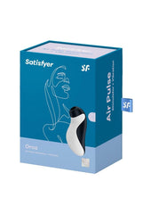 Satisfyer Orca Rechargeable Silicone Clitoral Stimulator - Black/White