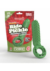 Screaming O Ride The Pickle Pleasure Cock Ring - Green
