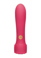 Secret Kisses Rosegasm Floral Boost Rechargeable Silicone Bullet Vibrator - Red