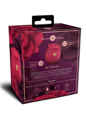 Secret Kisses Rosegasm Playful Petal Rechargeable Silicone Finger Vibrator