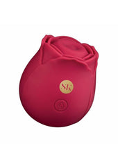 Secret Kisses Rosegasm So Thorny Rechargeable Silicone Vibrator - Red