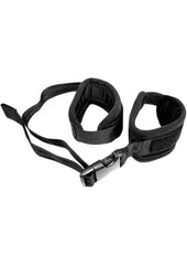 Sex and Mischief Adjustable Handcuffs - Black