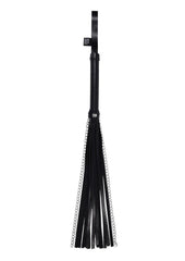 Sex and Mischief Shadow Chain Flogger - Black/Silver