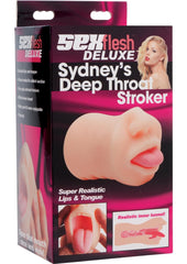 Sexflesh Deluxe Sydney's Deep Throat Stroker - Vanilla
