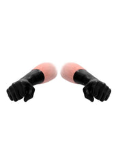 Shots Fist It Unisex Latex Short Gloves - Black