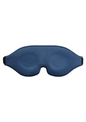 Signature Twilight Tease Blackout Blindfold - Blue/Silver
