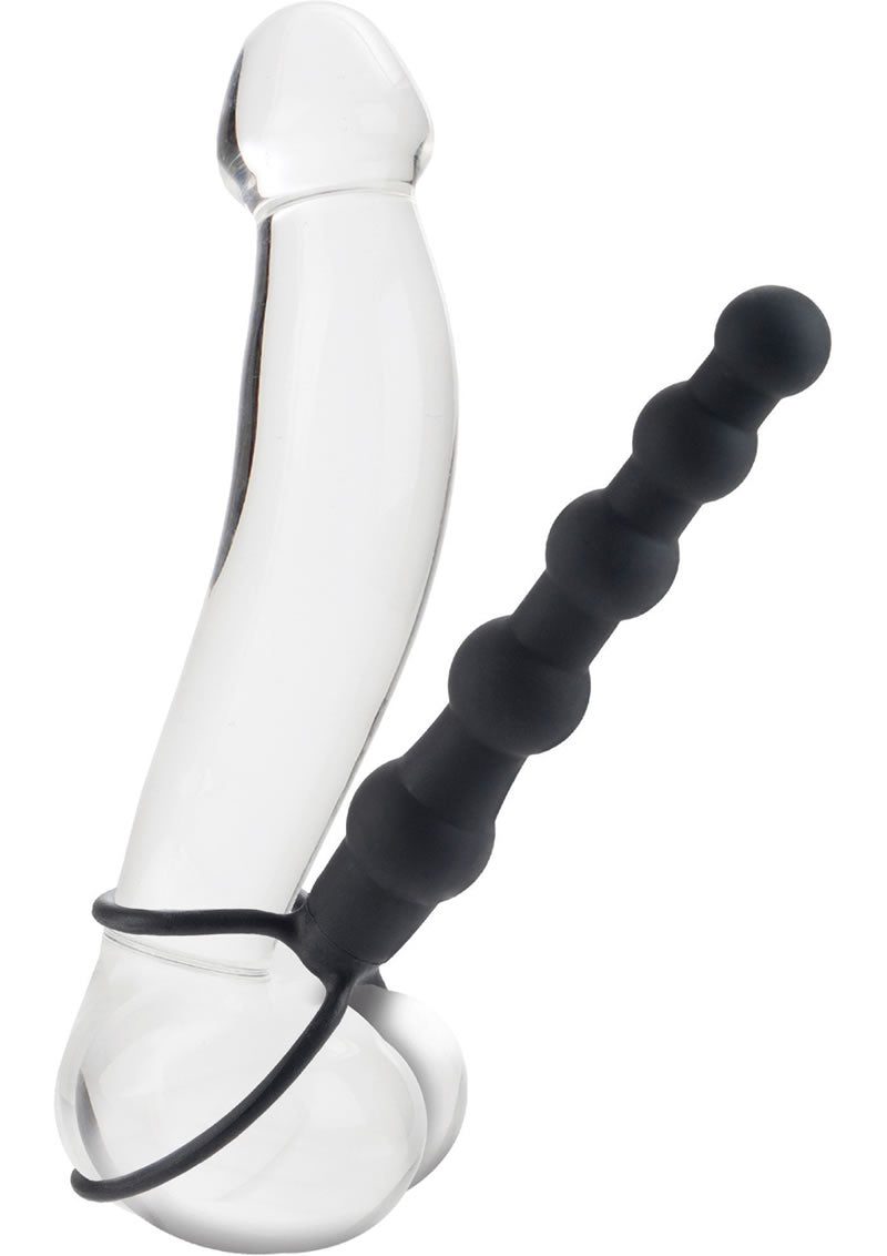 dp toy sex Double Penetration Dildo Cock Penis Ring Enhancer Vibrator Anal Plug Men Sex  Toy main image 0