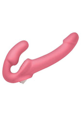 Simply Sweet Candy Crush Vibrating Rechargeable Silicone Strapless Strap-On