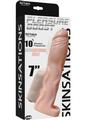 Skinsations Pleasure Boot Extreme Vibe Rechargeable Silicone Cock Sleeve - Vanilla