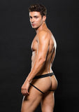 Small Logo Elastic Sport Jock - Black - Large/XLarge