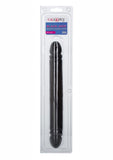 Smooth Double Dong Black Jack Dildo - Black - 12in