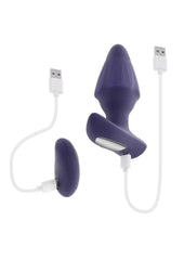 Starburst Rechargeable Silicone Expandable Anal Plug with Remote
