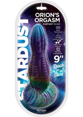 Stardust Orion's Orgasm Silicone Dildo with Suction Cup - Multicolor - 9in