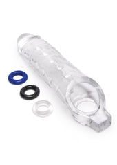 Su Clr Studded Penis Xtndr W/ Ball Loop