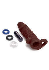 Su Silicone Vbrting Penis Xtndr-Dark
