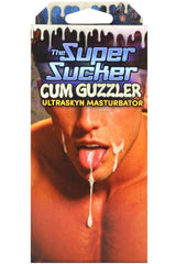 Super Sucker Cum Guzzler Ultraskyn Masturbator - Male Mouth - Vanilla