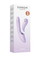 Svakom Duoglow Rechargeable Silicone Dual Vibrator - Gold/Lavender
