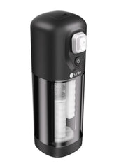 Svibe Ikon Volt Rechargeable Custom Vibrating Heating Masturbator - Black/Clear