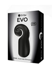 Svibe Snail Evo Rechargeable Silicone Stroker - Black