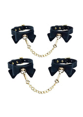 Temptasia Ardor Silicone Wrist and Ankle Restraints with Bow