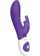 The Classic Rabbit Rechargeable Silicone G-Spot Vibrator - Purple