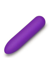 Together Point Pointy Bullet Silicone Rechargeable Vibrator - Purple - 3.5in