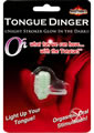 Tongue Dinger Night Stroker Vibrating Silicone Tongue Ring