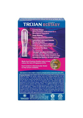 Trojan Double Ecstasy Condomns - 10 Pack