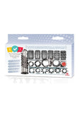 Try-Curious Cock Ring and Sleeve - Smoke - Set