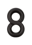 Ultra-Soft Crazy 8 Dual Silicone Cock Ring