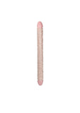 Vanilla Duo Veined Double Dildo
