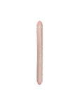 Vanilla Duo Veined Double Dildo
