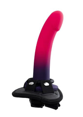Vedo Duo Silicone Dildo with Harness