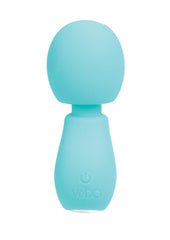 Vedo Eeny Silicone Rechargeable Mini Wand Massager - Aqua