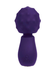 Vedo Meeny Silicone Rechargeable Mini Wand Massager - Purple